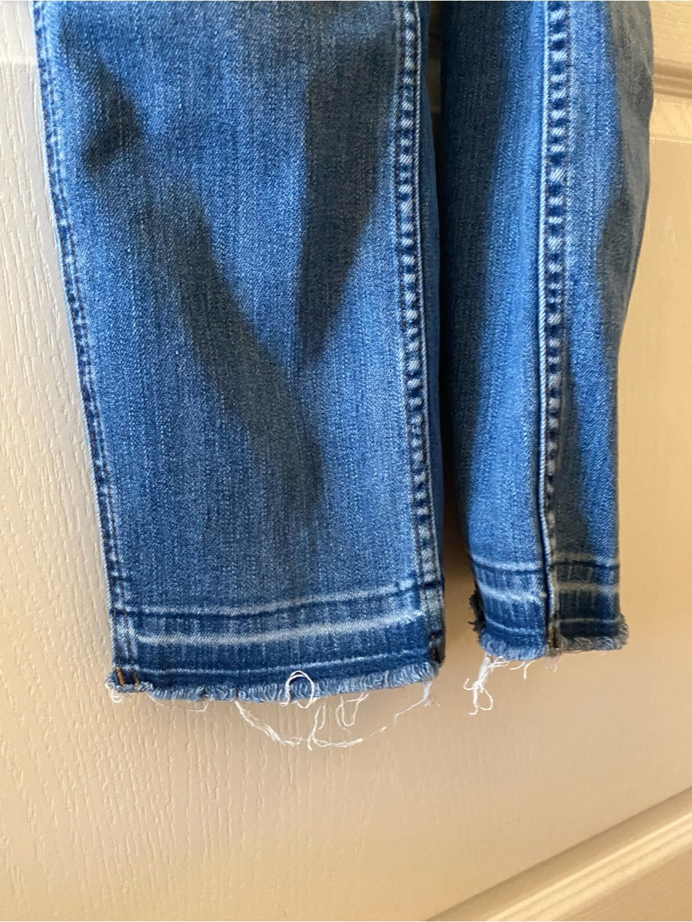 MADEWELL Skinny Overalls Drop Hem in Indigo Wash - M - Picture 13 of 15